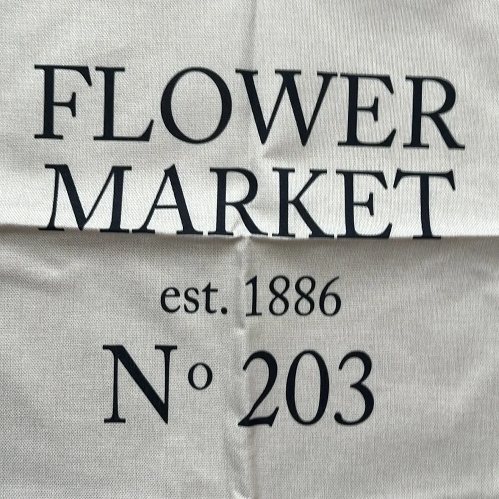 NWT Set of 4 cottage core linen canvas 18in square pillow covers